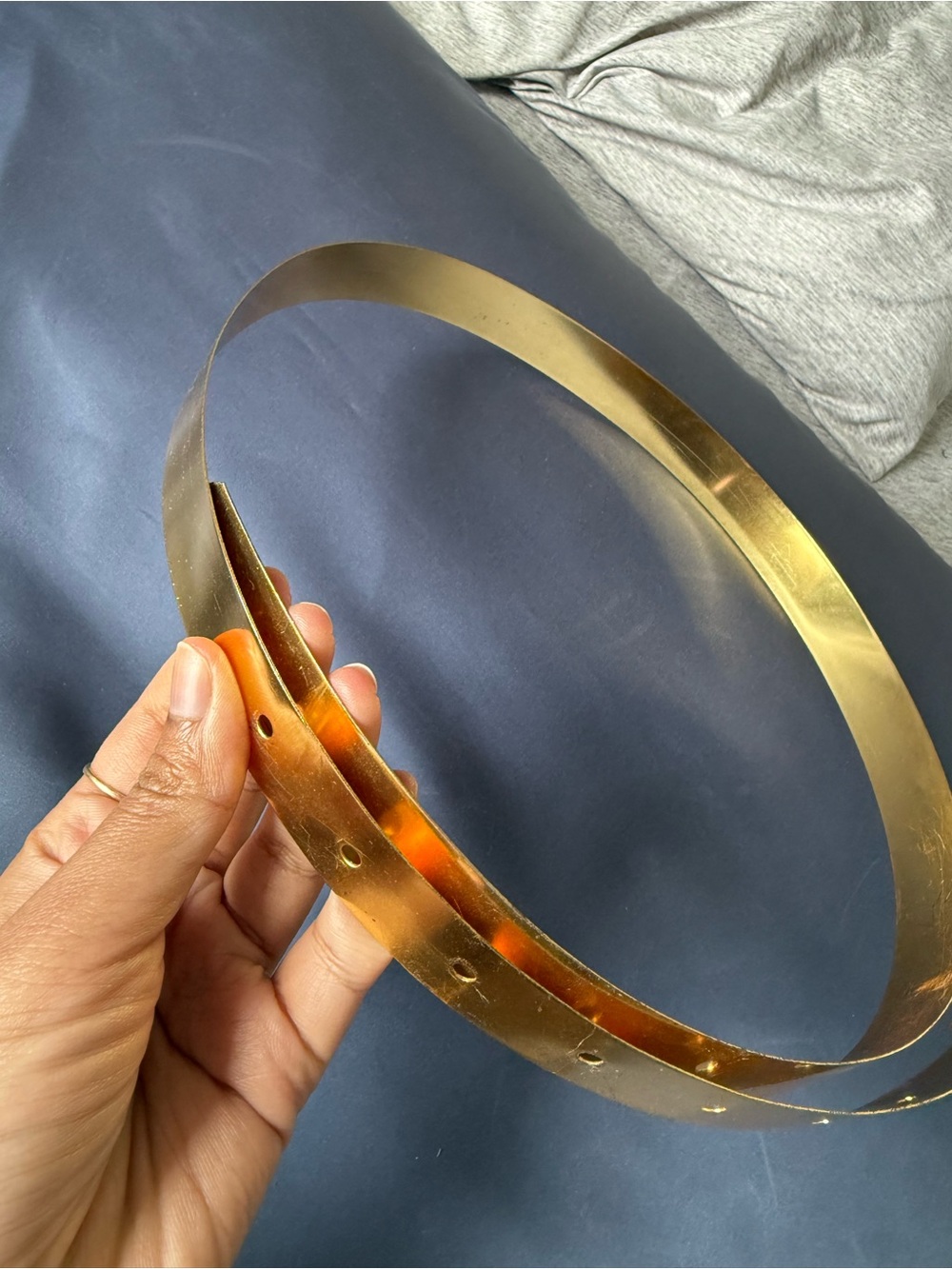 Gold Metal Waist Belt- Women's Fashion Accessory